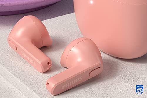 Philips T2206 True Wireless Earbuds – Compact Charging Case, IPX4 Water-Resistant Design, Enhanced Audio Mobility for Active Lifestyles, Rapid Pairing Technology, Secure Fit for Music Lovers and Fitness Enthusiasts