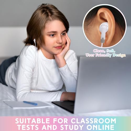 Bulk 50 Pack Red Wired In-Ear Headphones – Individually Bagged Earbuds for Enhanced Sound Quality and Device Compatibility – Perfect for Schools, Events, and Corporate Giveaways