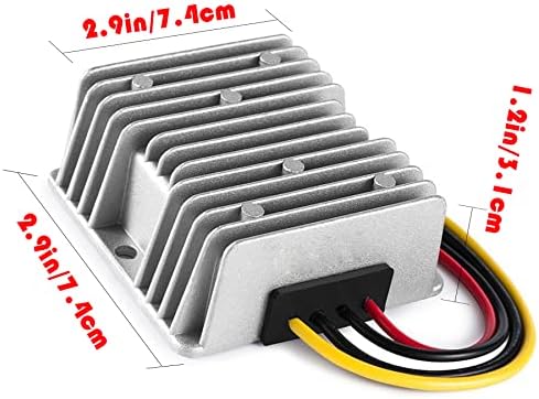 High-Efficiency DC/DC Voltage Booster – Transform 12 V to 48 V for Automotive and Marine Use, 5 A 240 W Power Supply Module, Compact Voltage Regulator with Overcurrent Protection for Enhanced Electrical Systems in Cars, Boats, and Trucks