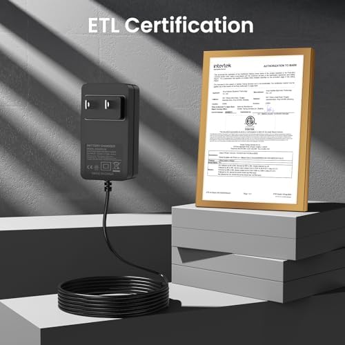 Maximize Your Gardening Efficiency with the 21 V Lithium Battery Charger for Doc Smart Electric Chainsaws and Hedge Trimmers – Rapid 1 A Power Supply for Seamless Tool Performance and Versatile Outdoor Projects