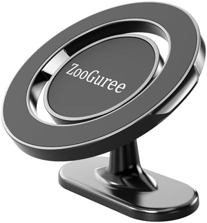 Revolutionary Mag Safe Car Phone Holder – 360° Rotatable Magnetic Mount with 20+ Super Strong Magnets for Unmatched Stability – Seamless Compatibility with i Phone 15/14/13/12 Pro Max/Plus/Mini – Effortless Adjustability & Tool-Free Installation for Any Smartphone