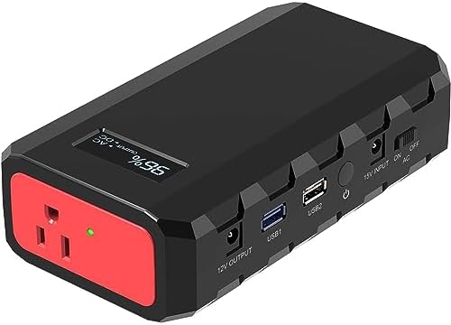 High-Capacity Sin Keu Power Bank 24000 m Ah with 110 V AC Outlet – Ultimate Portable Charger for Laptops, Smartphones, and Emergency Power Needs – Fast Charging Solution for i Phone 15 and More, Ideal for Outdoor Adventures and Home Office Use