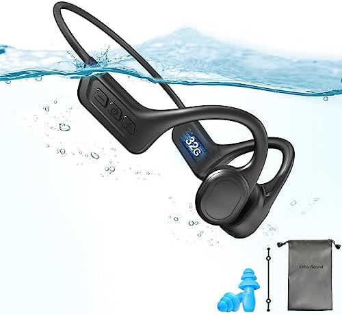 Unleash Your Outdoor Potential with Arington IPX8 Waterproof Bone Conduction Earbuds – Advanced Bluetooth 5.3 Technology for Open-Ear Listening, 10-Hour Battery Life, and Exceptional Sound Clarity for Running, Cycling, and Hiking – Effortless Connectivity with Hands-Free Calling and Voice Assistant Support for Active Enthusiasts