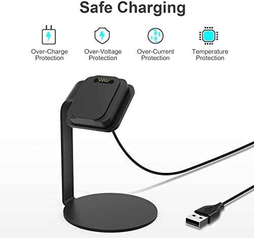 GEORDGY Magnetic Charging Dock for Verizon Gizmo Watch 1 & 2 – Portable Charger with 3.3 ft Durable USB Cable – Enhanced Magnetic Connection for Secure Charging – Ideal Smartwatch Accessory for On-the-Go Power Solutions