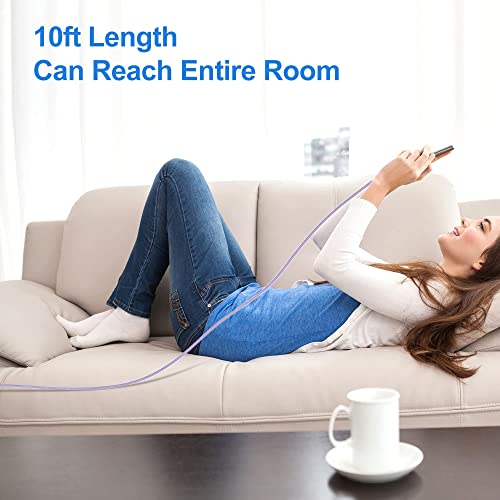 Durcord 10 FT MFi Certified i Phone Charger – 3-Pack Fast Charging Lightning Cables with Durable Nylon Design for Enhanced Compatibility & Performance, Ideal for i Phone XS Max/XS/XR/X/8/7/6 S/6/Plus/SE/i Pad – Sleek Silver Finish for Modern Tech Users