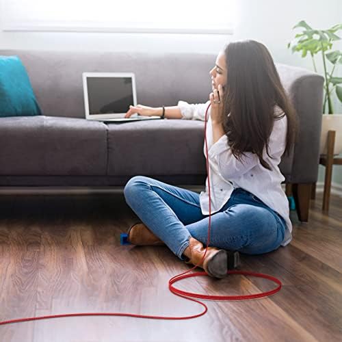 etguuds 20 ft USB C Cable – Long Nylon Braided Charger for Fast Data Transfer & Charging – USB-A 2.0 to Type C Compatibility for Samsung Galaxy Note, LG, Moto, Pixel, Switch & More – Durable Connection for Home & Office Use