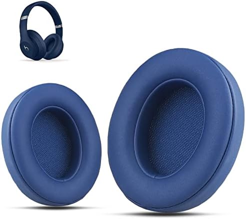 Upgrade Your Beats: Krone Kalpasmos Studio 3 & 2 Replacement Ear Pads – Soft Memory Foam Cushions for Ultimate Comfort and Noise Isolation in Vibrant Red – Perfect Fit for Wired & Wireless Models (B0501, B0500) – Enhance Sound Quality & Style Effortlessly
