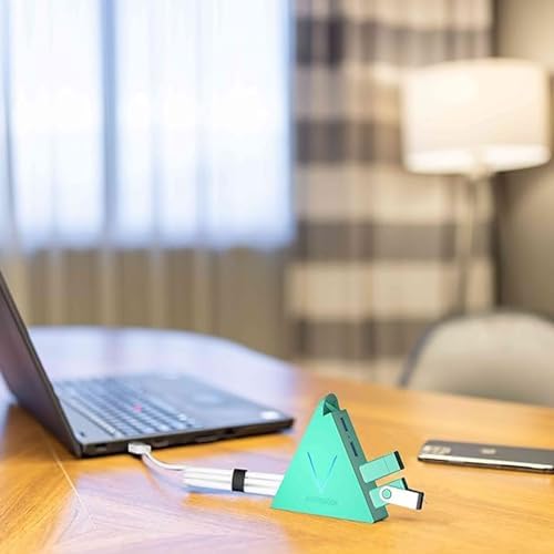 Maximize Your Device Connectivity with the Stylish Dark Purple USB C Hub Tower – 4-Port Splitter Adapter Featuring 2 FT Cable for Mac Book, i Mac, and Surface – High-Speed USB 3.0 Hub for Effortless Multi-Device Management and Enhanced Productivity