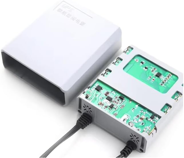 Xdorra 12 V Mini UPS Power Bank – 5400 m Ah Rechargeable Battery for Uninterrupted Home Connectivity & Security, Ideal Backup for Modems, Routers, CCTV Cameras, and Lighting Systems – Compact Design with 2.5 m Cable for Versatile Use and Enhanced Device Compatibility