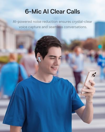 Baseus Bass BP1 Pro Noise Cancelling Wireless Earbuds – Immersive Hi-Res Audio with LDAC, 55-Hour Playtime, and 6-Mic AI Call Clarity – Waterproof IP55 for All-Weather Use, Next-Gen Bluetooth 6.0 for Seamless Connectivity – Elevate Your Listening Experience Instantly