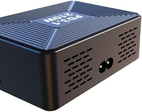 210 W USB C Fast Charging Station by Graaci – 5-Port Ga N Power Adapter with PD3.1 & PPS for Mac Book Pro/Air M2, i Phone 15 Pro, Galaxy S23 Ultra, Pixel 8 & Steam Deck – Ultimate Travel-Friendly Universal Charger with Advanced Safety Features