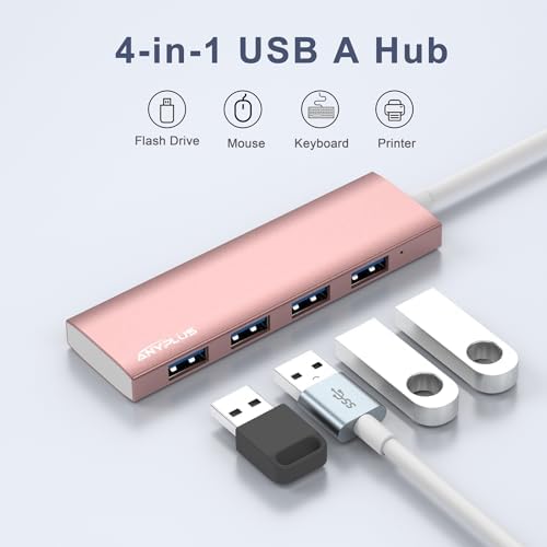 Unlock Seamless Device Connectivity with Our Compact 2 ft USB 3.0 Hub & Multiport Splitter – High-Speed Adapter for Laptops, PCs, i Macs & More – Effortlessly Connect Multiple Devices for Enhanced Productivity on the Go!