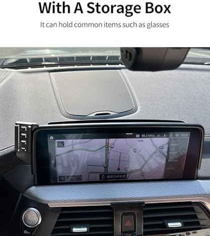 Wireless Charging car Phone Holder for BMW X3 2018-2021/BMW X4 2019-2021 Accessories 10.25/10.3-inch Screen Fixed Clip,360° Rotation car Phone Mount Compatible with MagSafe – Enhanced Compatibility and Speed