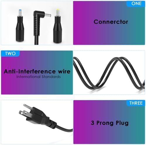 High-Performance MSI 180 W AC Charger for Gaming Laptops – Universal Compatibility with Dynamic Voltage Stabilization, Enhanced Safety Features, and 800+ Charge Cycles – Ideal for GF, GS, GE, and GL Series Models – Includes Detachable Power Cord for Global Use