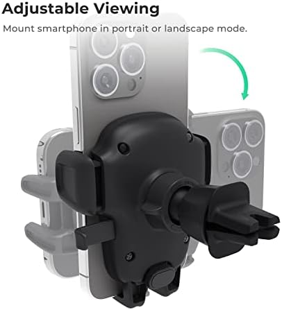 i Ottie Easy One Touch Signature CD Slot Car Phone Holder – Universal Smartphone Mount for i Phone, Google, Samsung, and More – Enhanced Stability, 360-Degree Viewing Angles, Quick One-Touch Access for Safe Driving