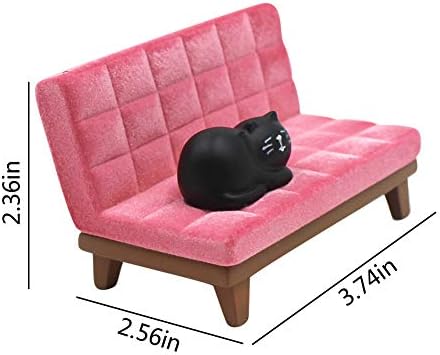 Charming Pink Cat Sofa Phone Holder Stand – Eco-Friendly Multi-Functional Desk Accessory for Seamless Hands-Free Use in Home or Office – Perfect Gift for Cat Lovers and Stylish Workspaces