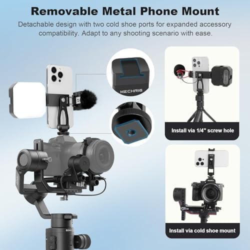 Car Phone Holder Phone Mount for Car, Double-Layer Suction Cup Camera Mount with 360° Ball Head Magic Arm, Windshield Window Car Mount for iPhone/Smartphone/DSLR/Action Camera (SY020) – Enhanced Compatibility and Speed