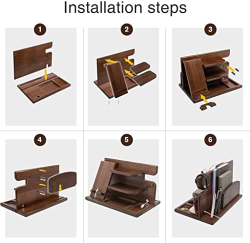 Gifts for Men, Wood Phone Docking Station, Mens Gifts for Birthday Gifts for Men or Gifts for Dad Fathers Day, Desk Workspace Organizer Nightstand Organizer Key for Wallet & Watch Holder – Enhanced Compatibility and Speed