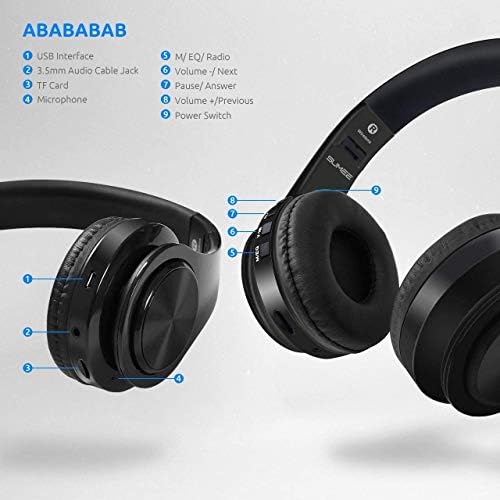 Revolutionary Waterproof Over-Ear Bluetooth Headphones with V5.0 Technology – Ultimate Sound Quality and Noise Isolation for Fitness Lovers, Runners & Outdoor Adventurers – Built-In Mic for Hands-Free Calls and Ergonomic Design for All-Day Comfort