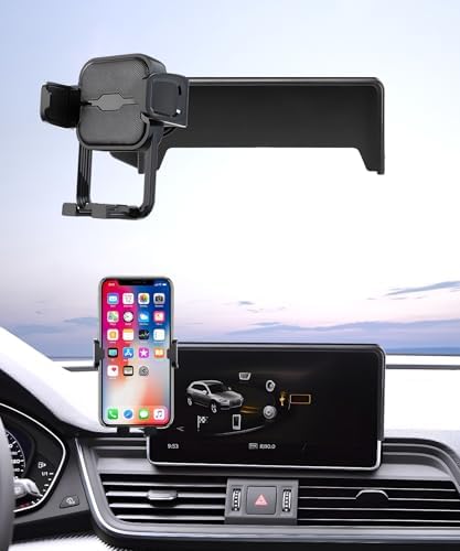 Car Phone Holder for 2021-2025 Audi Q5/2020-2025 A5/S5/RS5/20-25 A4/S4, 360° Rotation, 10.1 inch Screen Fixed Clip, Auto Accessories Navigation Bracket – Enhanced Compatibility and Speed