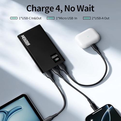 Ultra-Reliable 20,000 m Ah Fast Charging Power Bank – Compact Multi-Device Portable Charger for Travel, School, and Business – Ideal for i Phone 16/15 Pro, Mac Book, Galaxy, i Pad & More – Unmatched Speed and Versatility for On-the-Go Power Solutions