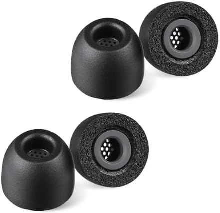 Experience Next-Level Audio Comfort with AZLA Foamax Standard (ML) Memory Foam Earbud Tips – Superior Noise Isolation and Enhanced Fit for Sony, Beats, Samsung, and Skullcandy Wireless Headphones – Premium Replacement Tips Boosting Sound Quality and Reducing Listener Fatigue