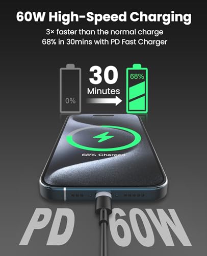 Ultimate Coiled USB A to USB C Cable for i Phone 15/16 Pro Max & Android Devices – Superior High-Speed Data Transfer & Robust Design for Seamless Apple Car Play & Android Auto Integration – Essential for Stress-Free Road Trips & Daily Drives