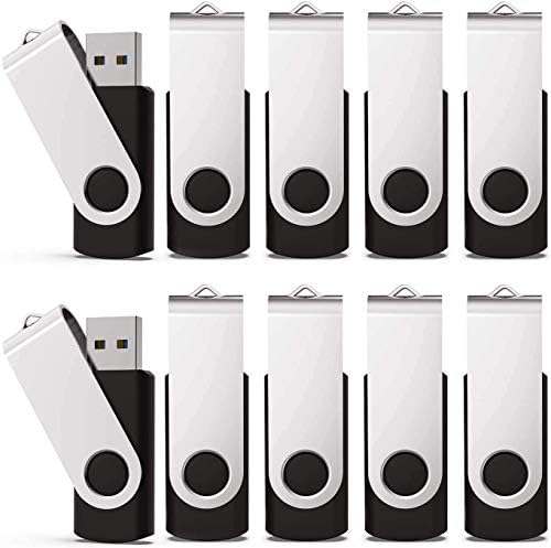 KEXIN 10-Pack 32 GB USB Flash Drives – Portable Memory Sticks with Enhanced Speed & Compatibility for Effortless Data Storage and Transfer, Perfect for Home, Office & School Use