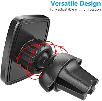 Wix Gear Magnetic Phone Holder for Car – Ultra-Stable Twist-Lock Air Vent Mount with Swift-Snap Technology, Universal Smartphone Compatibility, Strong Magnetic Grip for Secure Hands-Free Driving, Sleek Design for All Vehicles