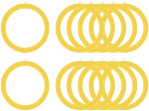 Universal Magnetic Adapter Ring Kit – 12 Ultra-Thin Yellow Metal Stickers for Enhanced Phone Case Compatibility and Wireless Charging Efficiency – Secure Adhesive Solution for Magnetic Mounts and Accessories – Easy Installation for Maximum Grip and Stability