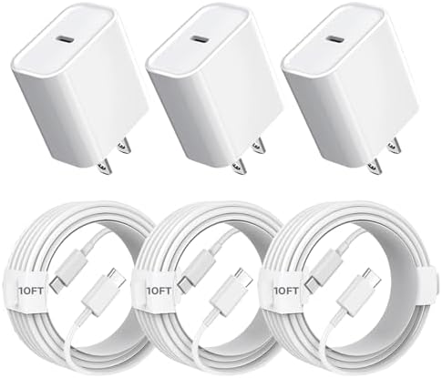 10 FT Apple MFi Certified Fast Charging Cable – Extra Long USB C to Lightning Connector for i Phone & i Pad – Rapid PD Power Delivery for Maximum Efficiency with i Phone 14 Pro Max/Plus, 13 Pro/Mini, 12, 11, X – Durable, Flexible, and Tangle-Free Design for Ultimate Charging Convenience