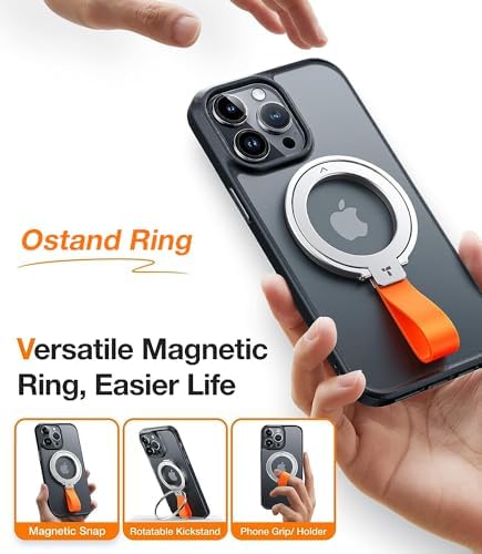 TORRAS 2025 Gen 5.0 Magnetic Phone Grip Holder & Kickstand – Premium Rose Gold Accessory for i Phone 11-16, Samsung, and Google Devices – Enhanced Magnetic Grip & Versatile Hands-Free Viewing – Ideal for Collapsible Phone Support and On-the-Go Convenience