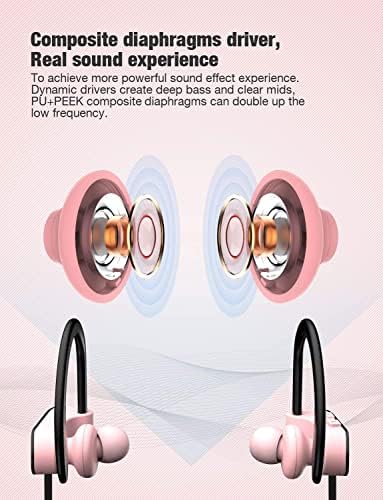 Otium Wireless Bluetooth Earbuds – IPX7 Waterproof Sports Headphones for Gym and Running, HD Stereo Sound with 15-Hour Battery Life, Sweatproof In-Ear Design, Enhanced Compatibility for Active Lifestyles