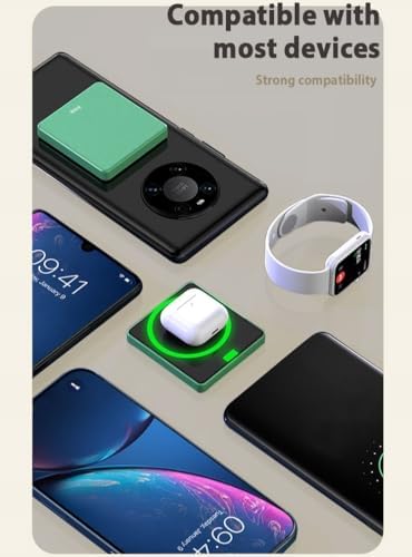 Magnetic 10000 m Ah Fast Charging Power Bank – Wireless Mag-Safe Portable Charger for i Phone, Android, Samsung, Huawei, and Xiaomi – Ultimate Mobile Device Battery Pack with Enhanced Compatibility and Rapid Recharge Technology
