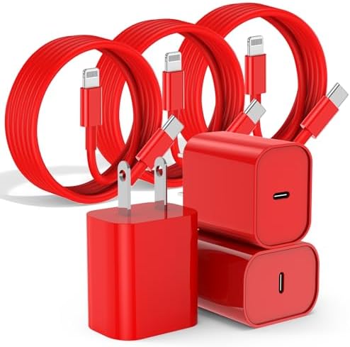 Ultra-Fast 3 FT USB-C to Lightning Charger Cable for i Phone 14, 13, 12, Pro Max & More – Certified High-Speed Charging, Enhanced Durability, and Universal Compatibility for Efficient Power Delivery – Perfect for Home, Office, and Travel Use