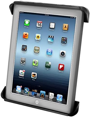 RAM Mounts Tab-Tite Adjustable Tablet Holder for Apple i Pad Gen 1-4 & More – Ultimate Versatile Mounting Solution with 360-Degree Rotation, Perfectly Engineered for Hands-Free Use and Easy Installation on RAM B 1″ & C 1.5″ Round Ball Bases, Ideal for Professionals and Everyday Users Seeking Enhanced Accessibility and Stability