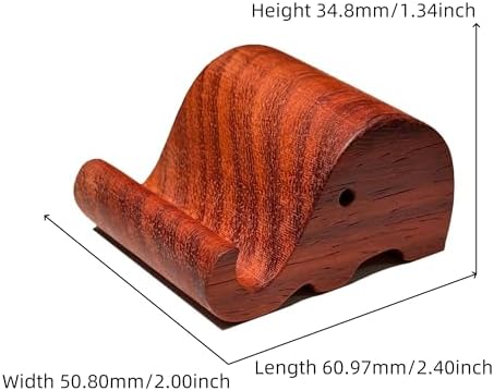 Elegant Natural Originally Handmade Creative Rosewood Cell Phone Stands Set, Elephants Mom and Babe, Portable Holder for Mobile Phones and Pads – Enhanced Compatibility and Speed