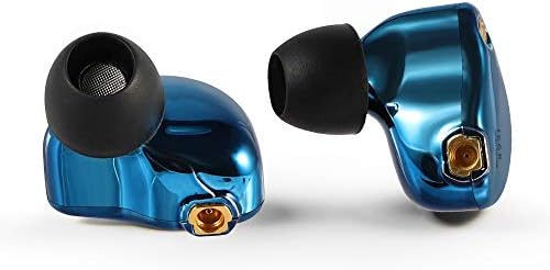 FAMATE Hi-Fi In-Ear Monitors with Tesla Technology – Premium Noise-Isolating Wired Earbuds Featuring MMCX Detachable Cables for Musicians and Audio Professionals, Transparent Coffee Finish, Unmatched Sound Clarity and Comfort