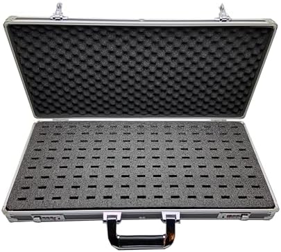 Ultimate Aluminum USB Thumb Drive Organizer Case – Shockproof & Antistatic Storage Solution for 48 Drives with Swivel Handle – Perfect for Portable Data Management and Travel Efficiency