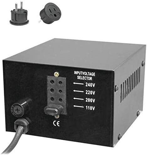 Pyle 500 W Universal Voltage Converter with USB Port – Essential Travel Adapter for Global Voltage Compatibility, Step-Up & Step-Down Functionality, Enhanced Safety Features, and Rapid Device Charging for Seamless International Connectivity