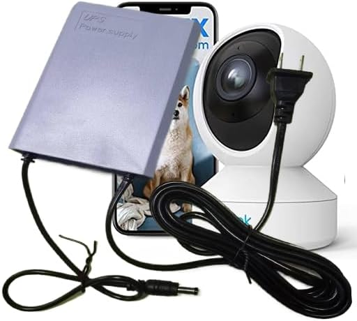 Xdorra 12 V Mini UPS Power Bank – 5400 m Ah Rechargeable Battery for Uninterrupted Home Connectivity & Security, Ideal Backup for Modems, Routers, CCTV Cameras, and Lighting Systems – Compact Design with 2.5 m Cable for Versatile Use and Enhanced Device Compatibility