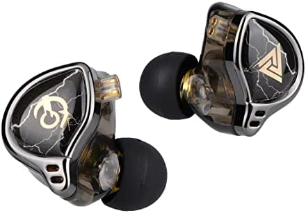 Elevate Your Audio Experience with Linsoul QKZ x HBB Hi-Fi In-Ear Monitor Earphones – Premium 10 mm Titanium-Coated Diaphragm for Superior Sound Clarity, Semi-Open Cavity Design for Natural Soundstage, Detachable Silver-Plated Cable for Enhanced Durability, and Noise-Canceling Technology for Immersive Listening – Perfect for Audiophiles and Music Lovers with Built-In Mic for Calls and Versatile Device Compatibility.