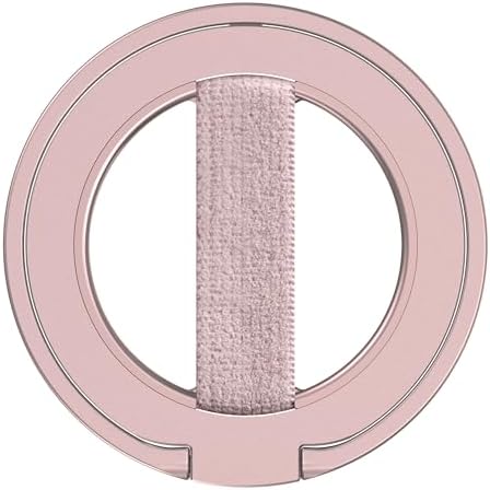 EWA Mag One Ultra Phone Grip Stand – Advanced Elastic Finger Loop & Magnetic Kickstand Holder for i Phone 16, 15, 14, 13 Pro/Max/Plus – Optimal Hands-Free Viewing & Superior Grip Stability – Sleek Black Design for Everyday Convenience