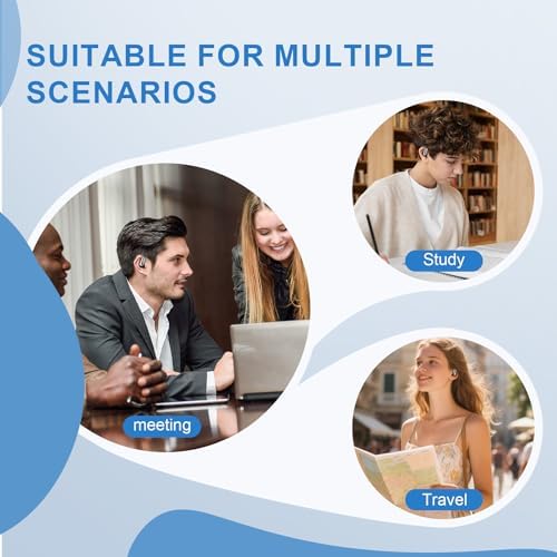 Revolutionize Your Communication with AI Translation Earbuds – Cutting-Edge Bluetooth Headset for Instant Language Translation in 144 Languages, Ideal for Global Travel, Professional Networking, and Language Acquisition – Exceptional Noise Cancellation and Seamless Device Compatibility for Ultimate Convenience