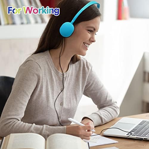Elevate Classroom Engagement with Konohan Kids Headphones – Bulk 18-Pack Adjustable Wired Earphones for Students, Teens, and Adults, Offering Universal 3.5 mm Compatibility and Superior Sound Quality – Durable and Comfortable for All Learning Environments