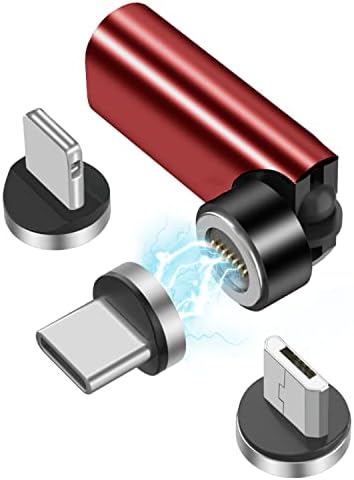 Revolutionize Your Charging with 540° Rotate Magnetic Charging Cables – 6.6 ft, 3-Pack, Universal Compatibility for USB Type C & Micro USB Devices, Fast Charging & 480 Mbps Data Transfer for Effortless Connectivity