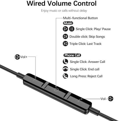 COOYA USB C Wired Earbuds – Premium Noise-Isolating In-Ear Headphones with Magnetic Comfort Design for Exceptional Sound Quality – Perfect Compatibility with i Phone 16 Pro Max, i Pad 10, Samsung S25 Ultra, and More – Ideal for Audiophiles Seeking Unmatched Audio Experience and Hands-Free Functionality
