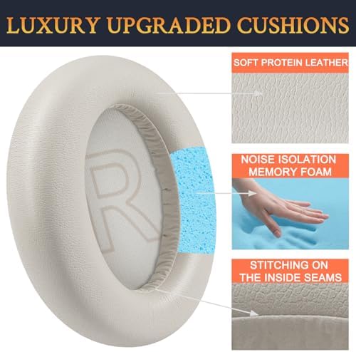 Transform Your Anker Soundcore Q11 i Experience: SOULWIT Premium Replacement Earpads with Soft Protein Leather and High-Density Memory Foam for Ultimate Comfort and Enhanced Sound Quality – Easy Installation, Sleek Black Design for Audiophiles