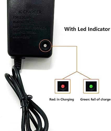 Efficient 5 W AC Power Adapter for Headlamp Charging – Versatile 85-265 V Input with 1000 m A Output, Durable Copper Core Cable & LED Charging Indicator for Quick Battery Replacement and Enhanced Device Compatibility