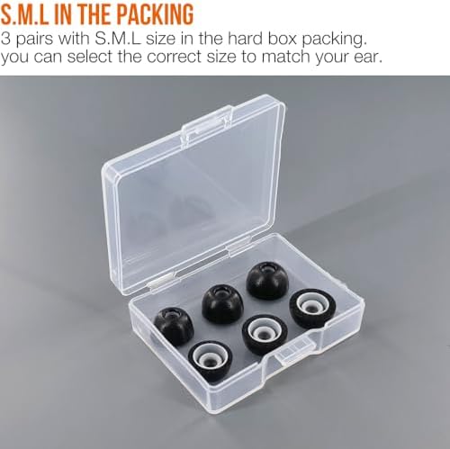 Upgrade Your Raycon Impact/Fitness Bluetooth Earbuds with Premium Dual-Layer Memory Foam Eartips – Unmatched Comfort and Noise Isolation for Enhanced Audio Performance